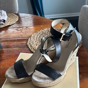 Michael Kors Black Wedge Shoes for Casual Occasions